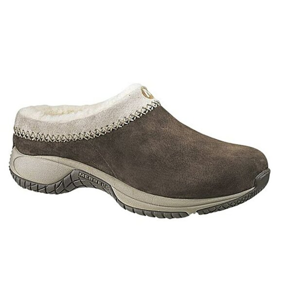 Merrell Women's Encore Ice 5 Mule Brown Suede SZ 6 J66456 - Picture 1 of 14